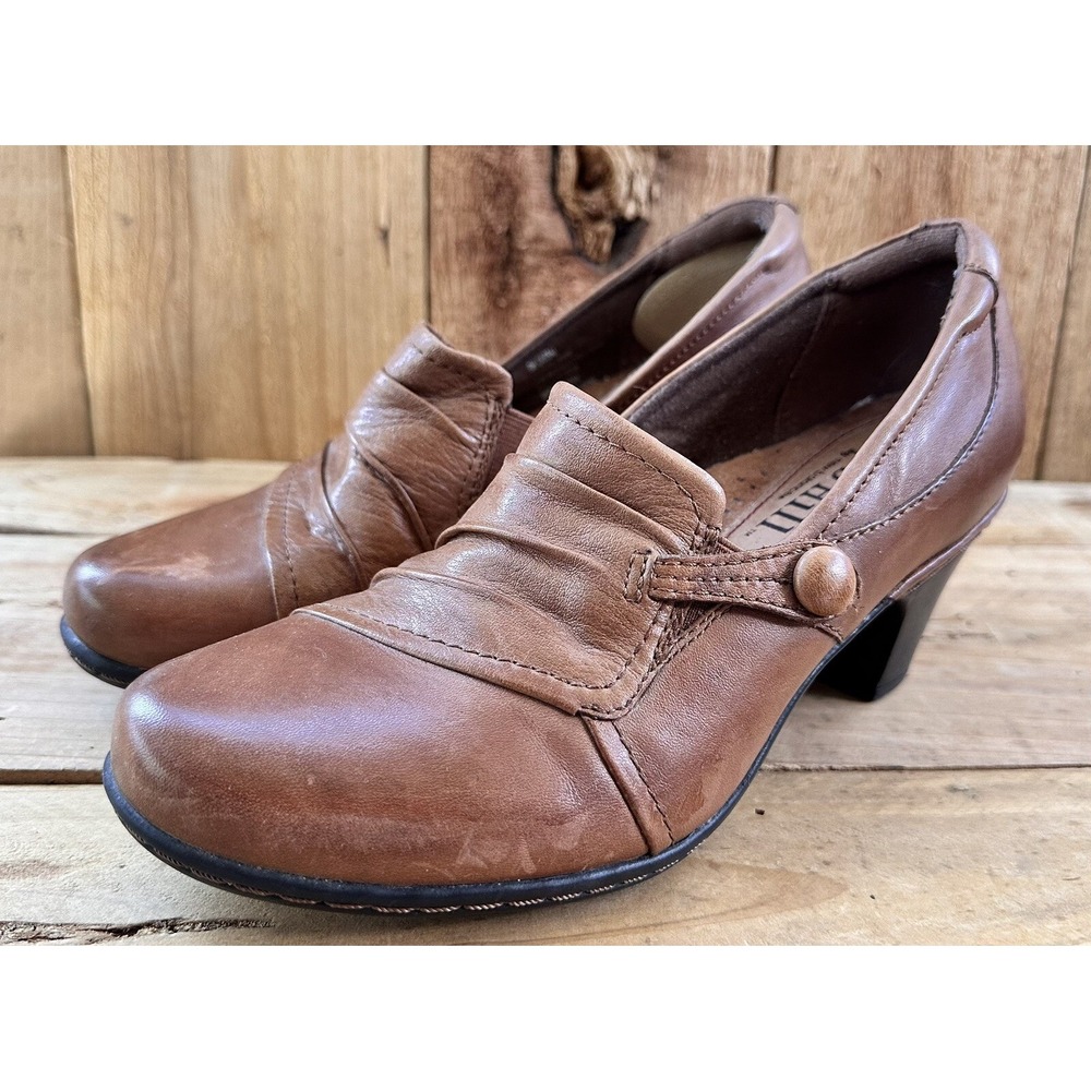 Cobb Hill Leather Retro Shoes Size 6 Women’s Caramel Brown Fall